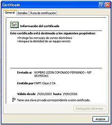 Certificado